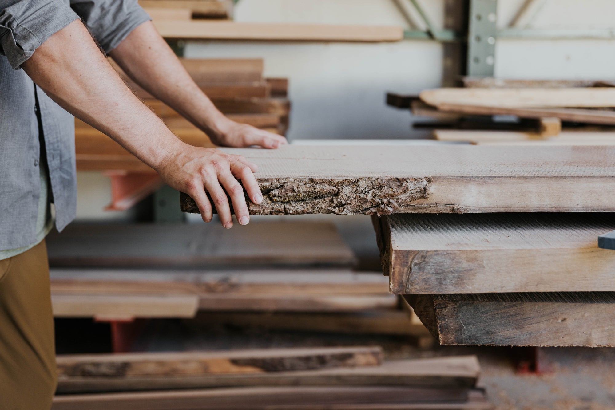 Natural character like grain variation and occasional knots is embraced, so no two tops are ever the same.